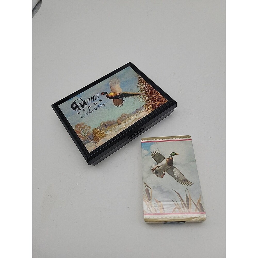 VTG BROWN & BIGELOW RICHARD BISHOP GAME BIRDS PLAYING CARDS 1 DECK Sealed Hunter